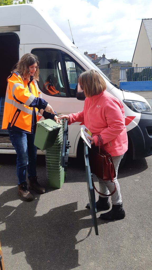 Distribution de composteur individuel