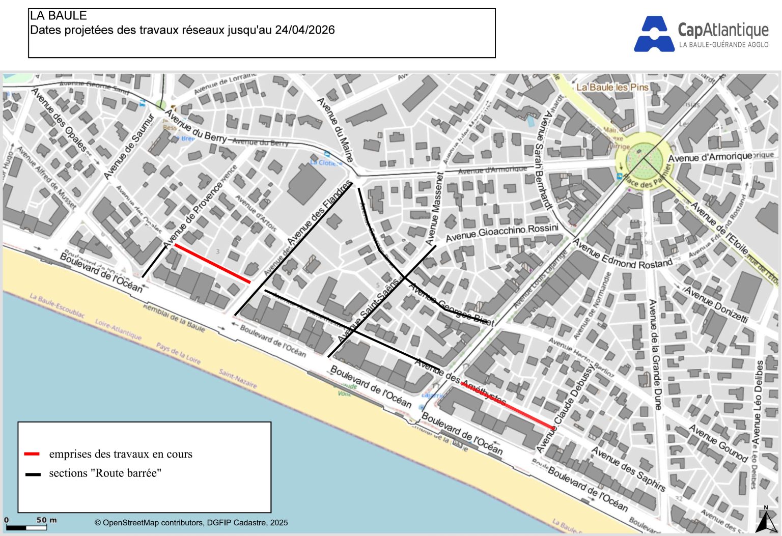 Plan des travaux semaines 16 et 17