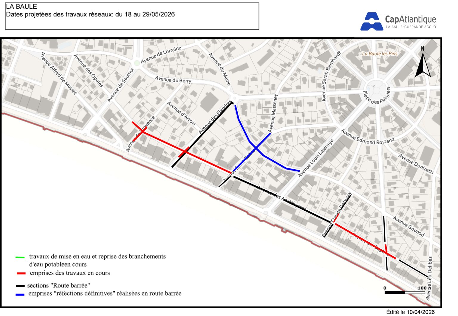 Plan des travaux semaines 21 et 22