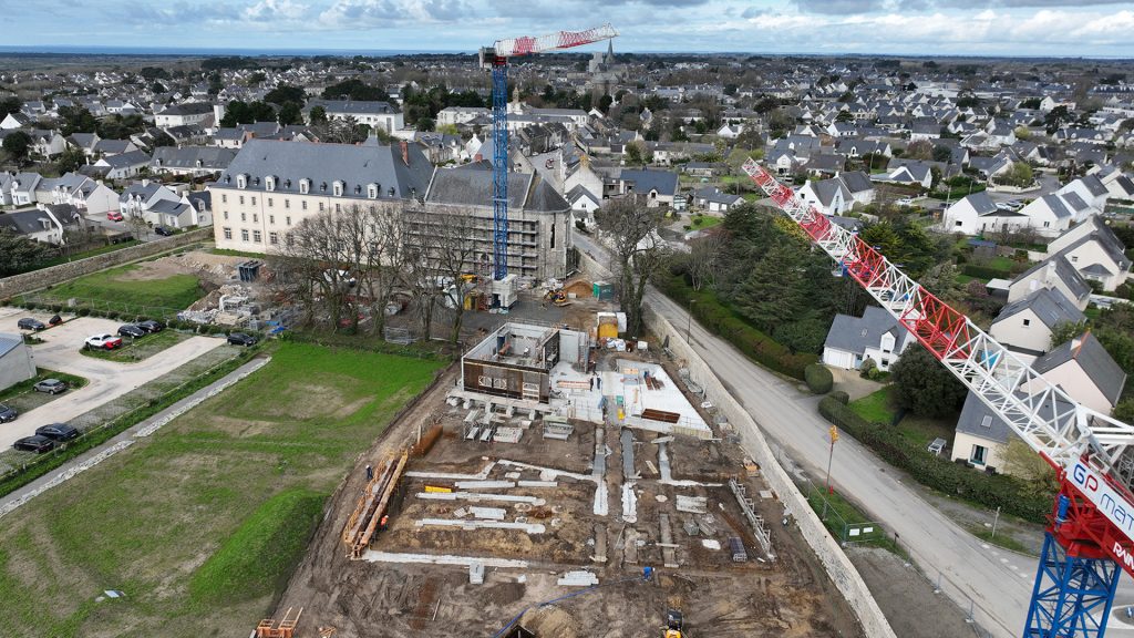 Travaux du futur conservatoire mars 2026