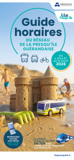 Guide horaires été Lila Presqu'île