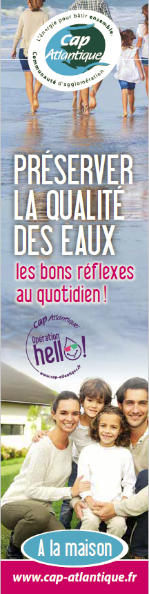 Recto du marque-page "Préserver la qualité des eaux - les bons réflexes au quotidien à la maison"