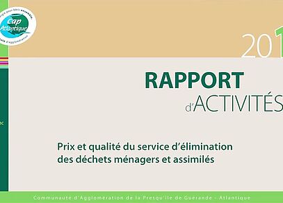 Rapport annuel 2014 sur le prix et la qualité du service public d'élimination des déchets