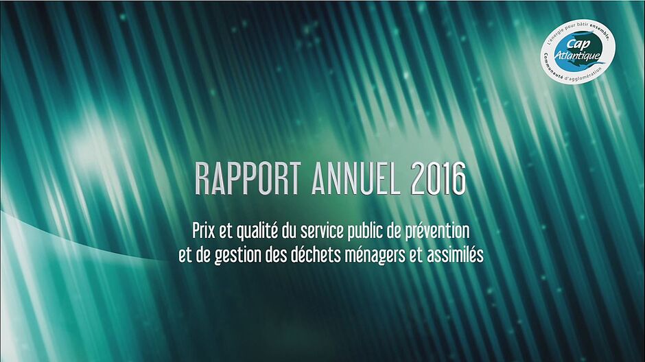 Rapport annuel 2016 sur le prix et la qualité du service public d'élimination des déchets - Agrandir l'image (fenêtre modale)