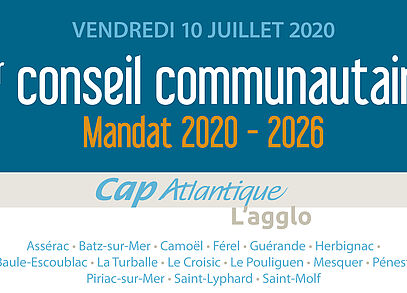 Mandat 2020-2026 : premier conseil communautaire le 10 juillet