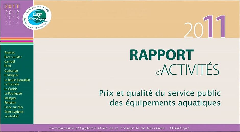 Rapport annuel 2011 sur le prix et la qualité du service public d'élimination des déchets - Agrandir l'image (fenêtre modale)