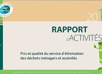 Rapport annuel 2013 sur le prix et la qualité du service public d'élimination des déchets