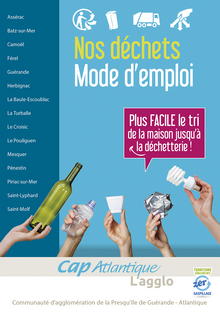 Couverture du guide "Nos déchets - Mode d'emploi" valable à partir du 30 novembre 2020