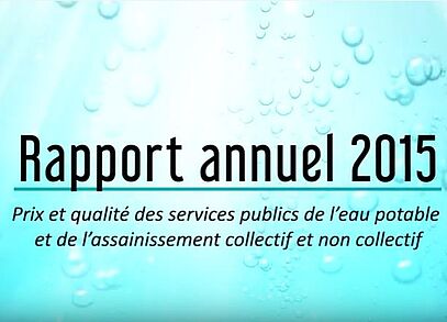 Rapport annuel 2015 sur le prix et la qualité des services publics de l'eau et de l'assainissement