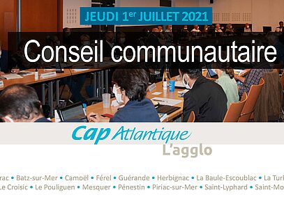 Conseil communautaire du 1er juillet 2021