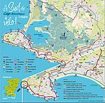 Itinéraires cyclables de Cap Atlantique - Sud du territoire - Agrandir l'image (fenêtre modale)