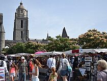 Marché de Batz-sur-Mer - Agrandir l'image (fenêtre modale)