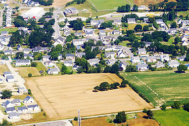 Vue aérienne de Saint-Molf